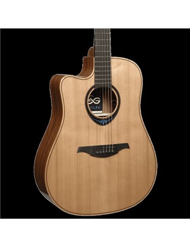 GUITARRA ACÚSTICA LÂG DREADNOUGHT CUTAWAY A/E BLUE WAVE 2 - ZURDOS