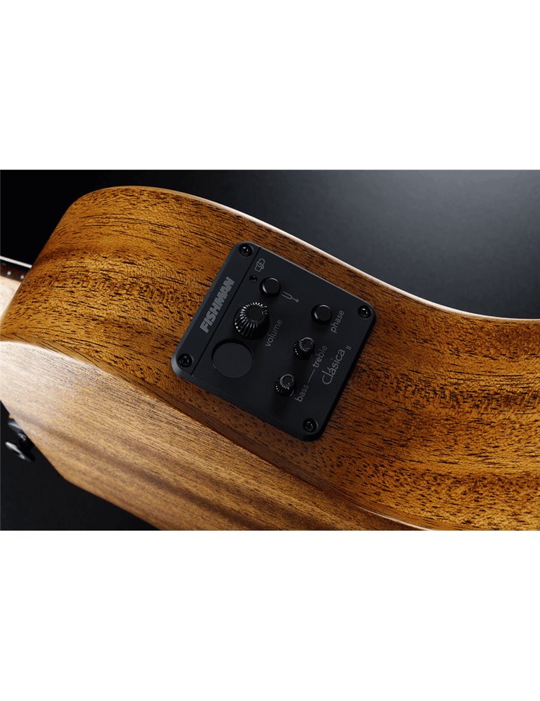 GUITARRA ACUSTICA NYLON LAG AUDITORIUM SLIM Cutaway Red Cedar - Khaya