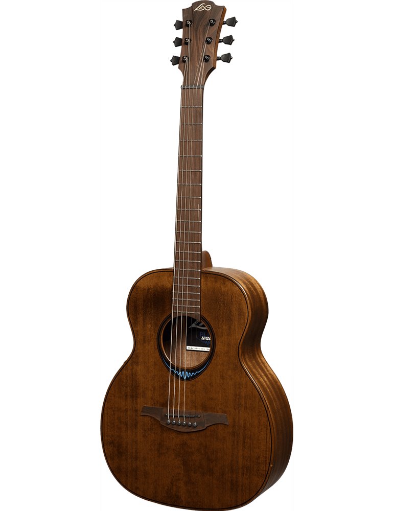 GUITARRA ACÚSTICA LÂG TRAVEL A/E BLUE WAVE 1 - MARRÓN