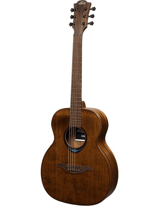 GUITARRA ACÚSTICA LÂG TRAVEL A/E BLUE WAVE 1 - MARRÓN