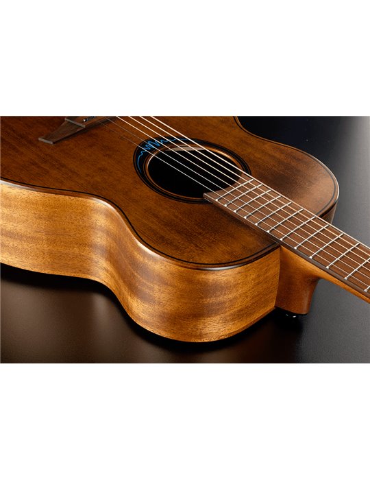 GUITARRA ACÚSTICA LÂG TRAVEL A/E BLUE WAVE 1 - MARRÓN