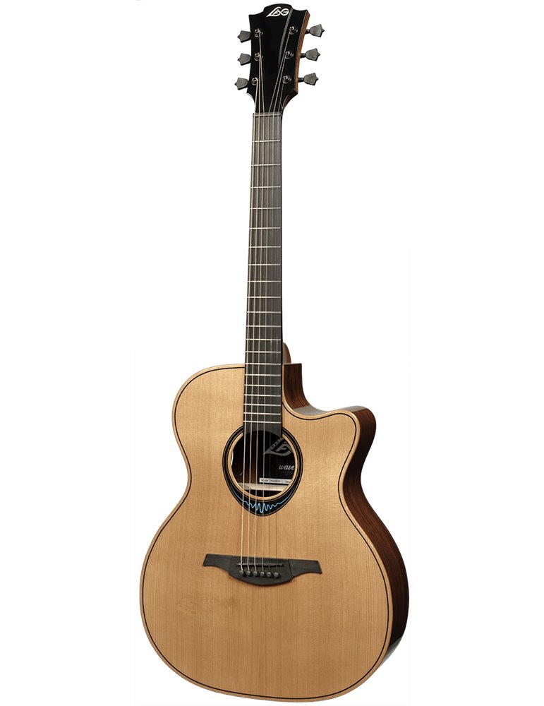 GUITARRA ACÚSTICA LÂG AUDITORIUM CUTAWAY A/E BLUE WAVE 2