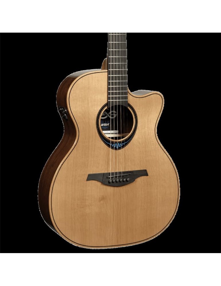 GUITARRA ACÚSTICA LÂG AUDITORIUM CUTAWAY A/E BLUE WAVE 2
