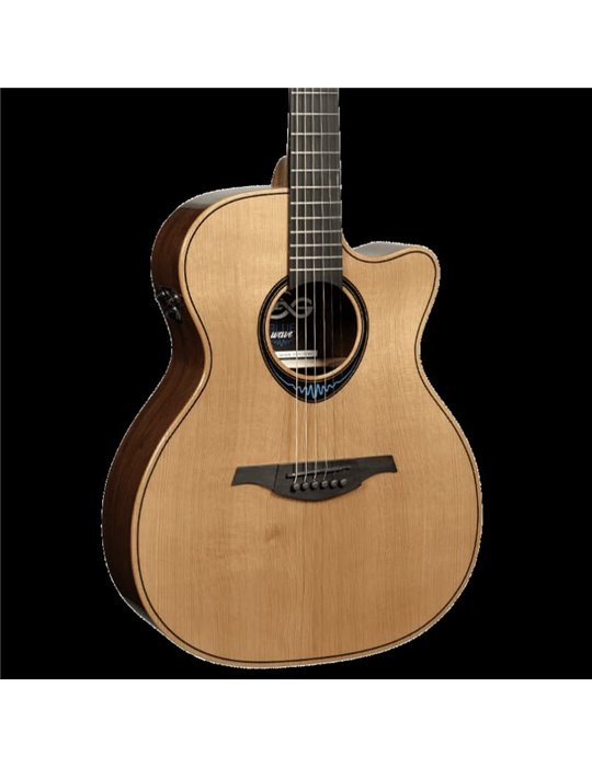 GUITARRA ACÚSTICA LÂG AUDITORIUM CUTAWAY A/E BLUE WAVE 2