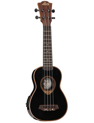 UKELELE LAG TIKI UKU BABY SOPRANO A/E CON FONDO ARQUEADO
