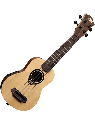 UKELELE LAG TIKI UKU BABY SOPRANO ELECTRO-ACUSTICO Slim Arch Back 2