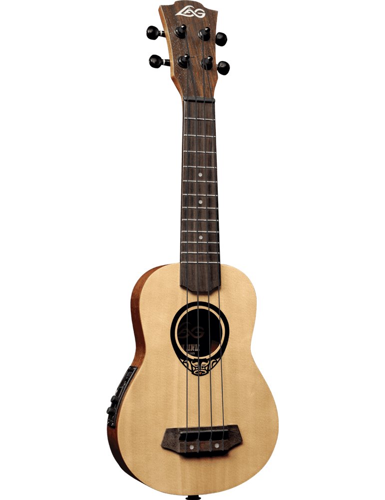UKELELE LAG TIKI UKU BABY SOPRANO ELECTRO-ACUSTICO Slim Arch Back