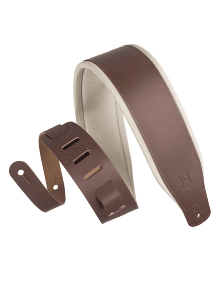 Correa Levy's Amped Leather Series 3" - Marrón/Crema