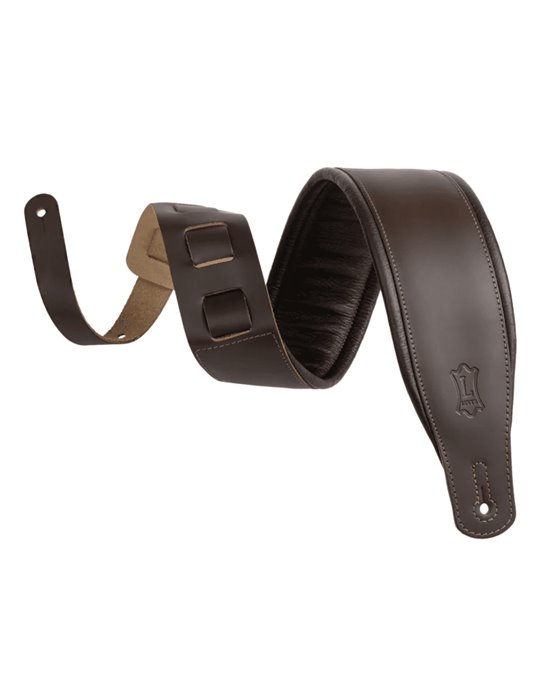 Correa Levy´s Amped Leather Series 3" - Marrón oscuro