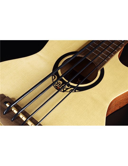 UKELELE LAG TIKI UKU MINI BASS CUTAWAY Electroacutica