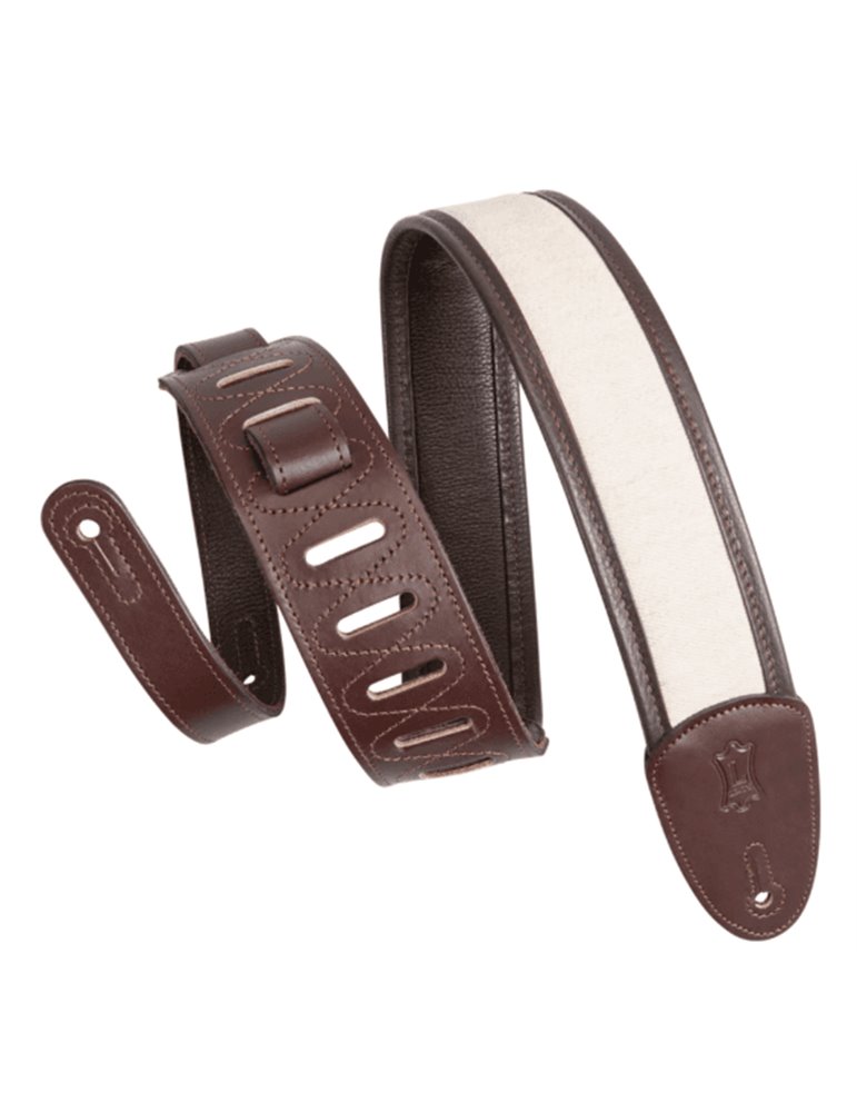 Correa Levy's Leather & Hemp Series 2½" - Marrón