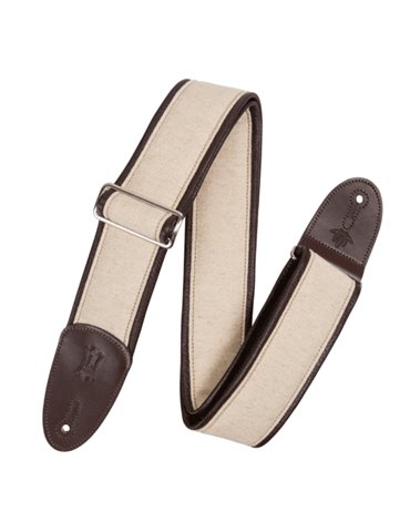 Correa Levy's Leather & Hemp Series 2½" - Marrón/Natural