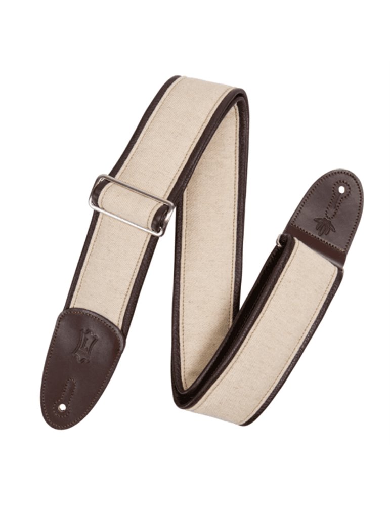 Correa Levy's Leather & Hemp Series 2½" - Marrón/Natural