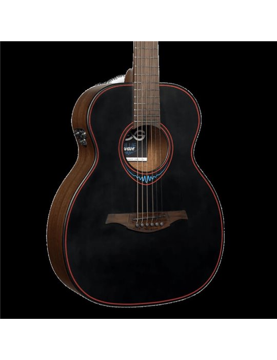GUITARRA ACÚSTICA LÂG TRAVEL A/E  BLUE WAVE 1