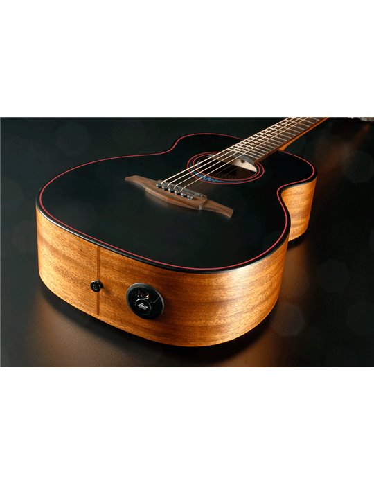 GUITARRA ACÚSTICA LÂG TRAVEL A/E  BLUE WAVE 1