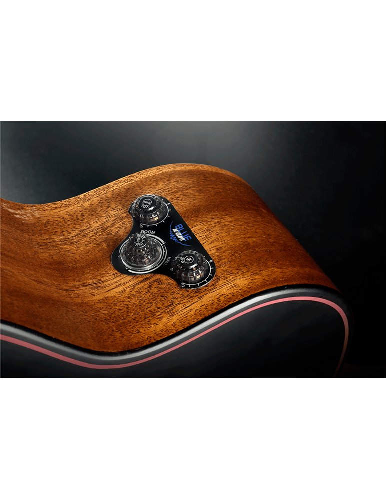 GUITARRA ACÚSTICA LÂG TRAVEL A/E  BLUE WAVE 1