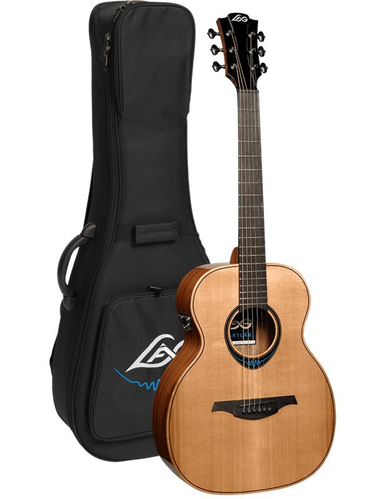 GUITARRA ACÚSTICA LÂG TRAVEL A/E  BLUE WAVE 2