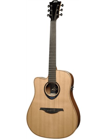 GUITARRA ACÚSTICA LÂG DREADNOUGHT CUTAWAY A/E BLUE WAVE 2 - ZURDOS 2