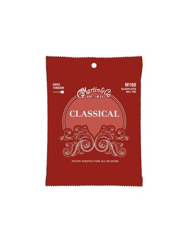 JUEGO NYLON CLASSICAL CLEAR & SILVER (Ball End) TENSIÓN ALTA 28-43