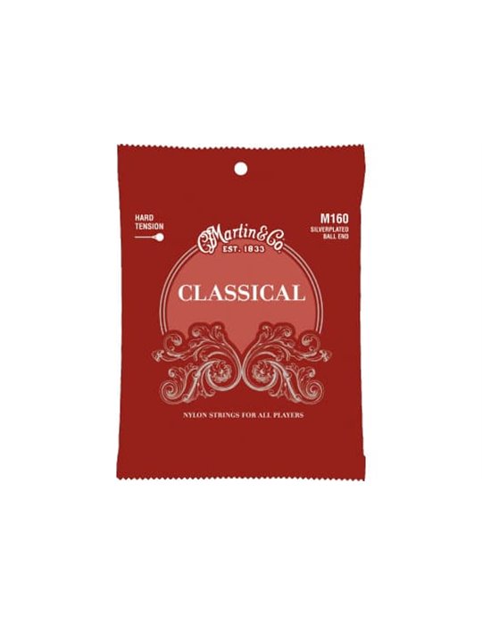 JUEGO NYLON CLASSICAL CLEAR & SILVER (Ball End) TENSIÓN ALTA 28-43