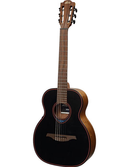 GUITARRA ACÚSTICA LÂG TRAVEL NYLON  A/E BLUE WAVE 1
