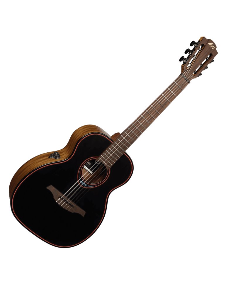 GUITARRA ACÚSTICA LÂG TRAVEL NYLON  A/E BLUE WAVE 1