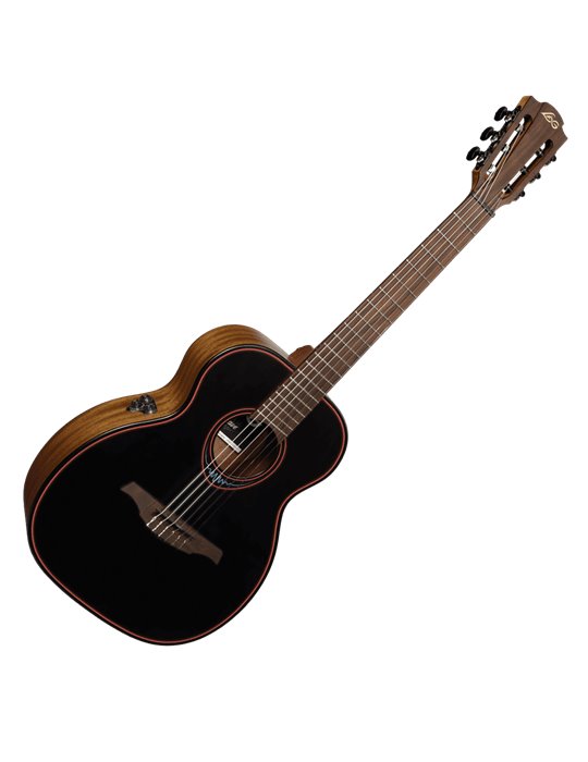 GUITARRA ACÚSTICA LÂG TRAVEL NYLON  A/E BLUE WAVE 1