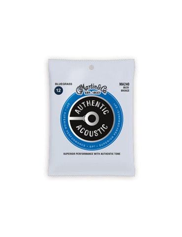 JUEGO ACÚSTICA AUTHENTIC SP BRONZE 80/20 BLUEGRASS 12-56