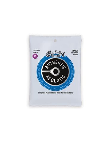 JUEGO ACÚSTICA AUTHENTIC SP PHOSPHOR BRONZE 92/8 CUSTOM LIGHT 11-52