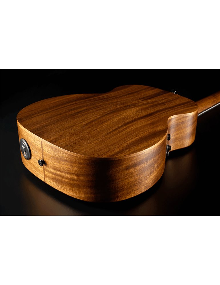 GUITARRA ACÚSTICA LÂG TRAVEL NYLON A/E BLUE WAVE 1 - MARRÓN