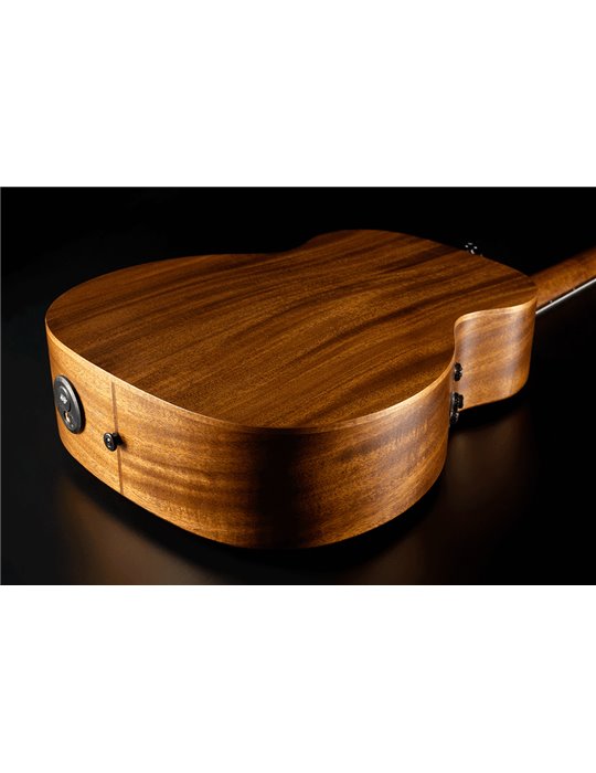 GUITARRA ACÚSTICA LÂG TRAVEL NYLON A/E BLUE WAVE 1 - MARRÓN