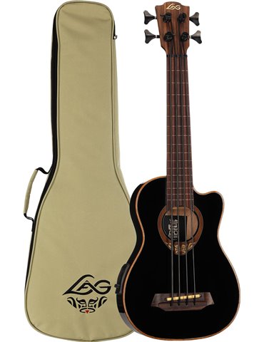 BAJO LAG TIKI UKU FRETLESS A/E CON CUTWAY 2