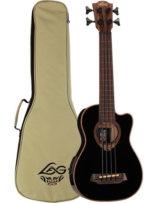 BAJO LAG TIKI UKU FRETLESS A/E CON CUTWAY
