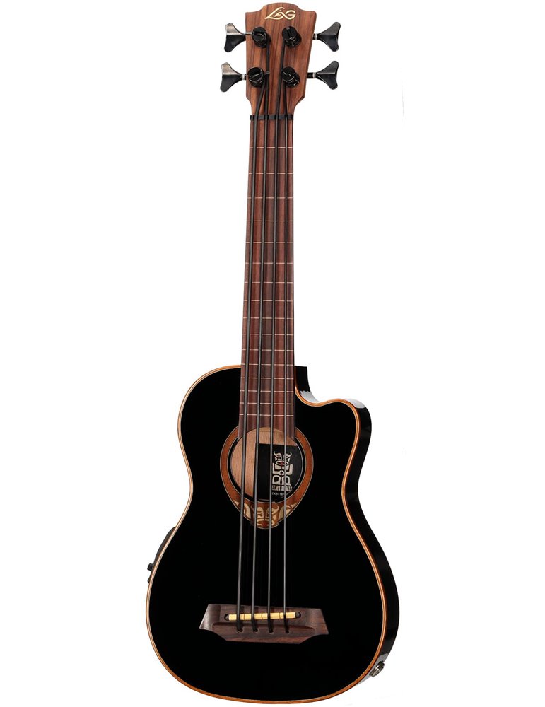 BAJO LAG TIKI UKU FRETLESS A/E CON CUTWAY