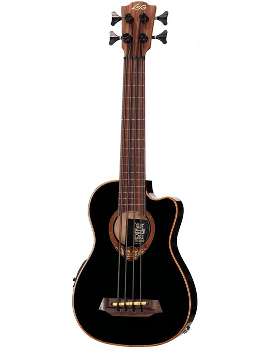 BAJO LAG TIKI UKU FRETLESS A/E CON CUTWAY