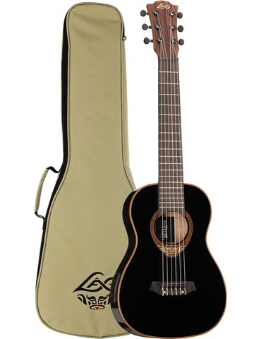 GUITARRA LAG TIKI UKU A/E CON FONDO ARQUEADO  2