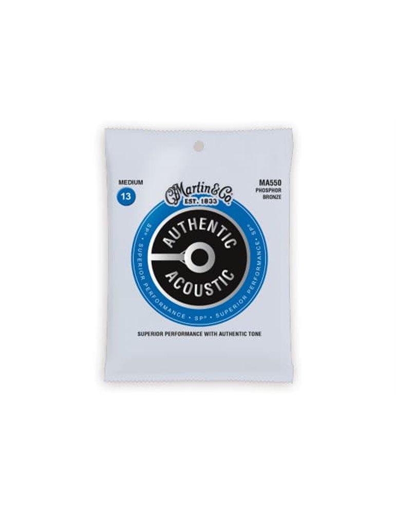 JUEGO ACÚSTICA AUTHENTIC SP PHOSPHOR BRONZE 92/8 MEDIUM 13-56