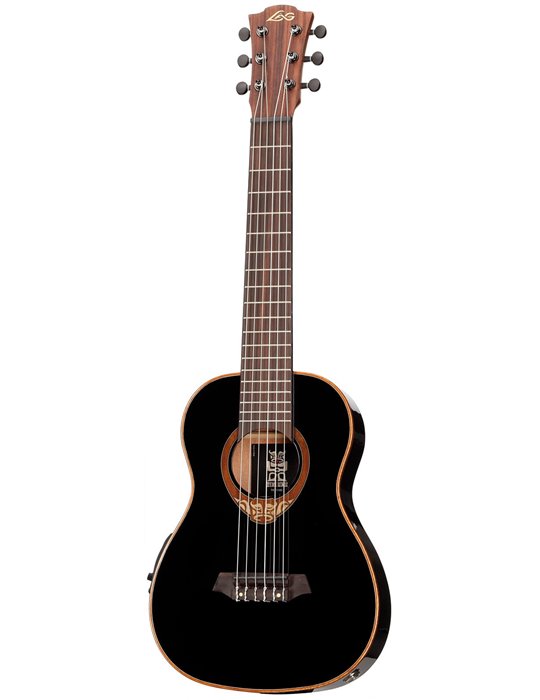 GUITARRA LAG TIKI UKU A/E CON FONDO ARQUEADO 