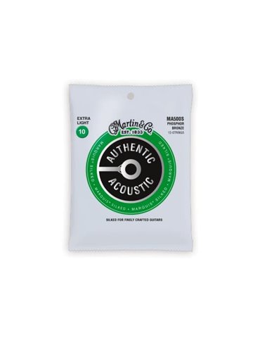 JUEGO ACÚSTICA AUTHENTIC SILKED 92/8 PHOSPHOR BRONZE 12St EXTRA LIGHT 10-47