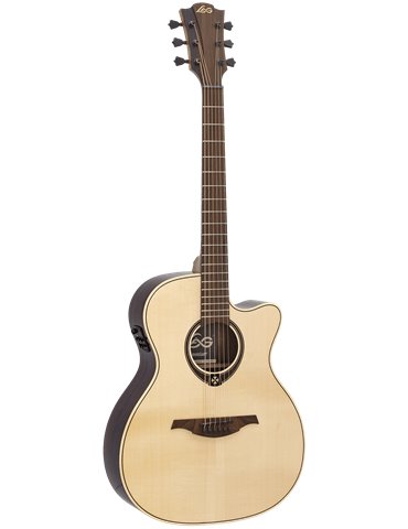 GUITARRA ACÚSTICA LÂG AUDITORIUM CUTAWAY TRAMONTANE 218 A/E - NATURAL