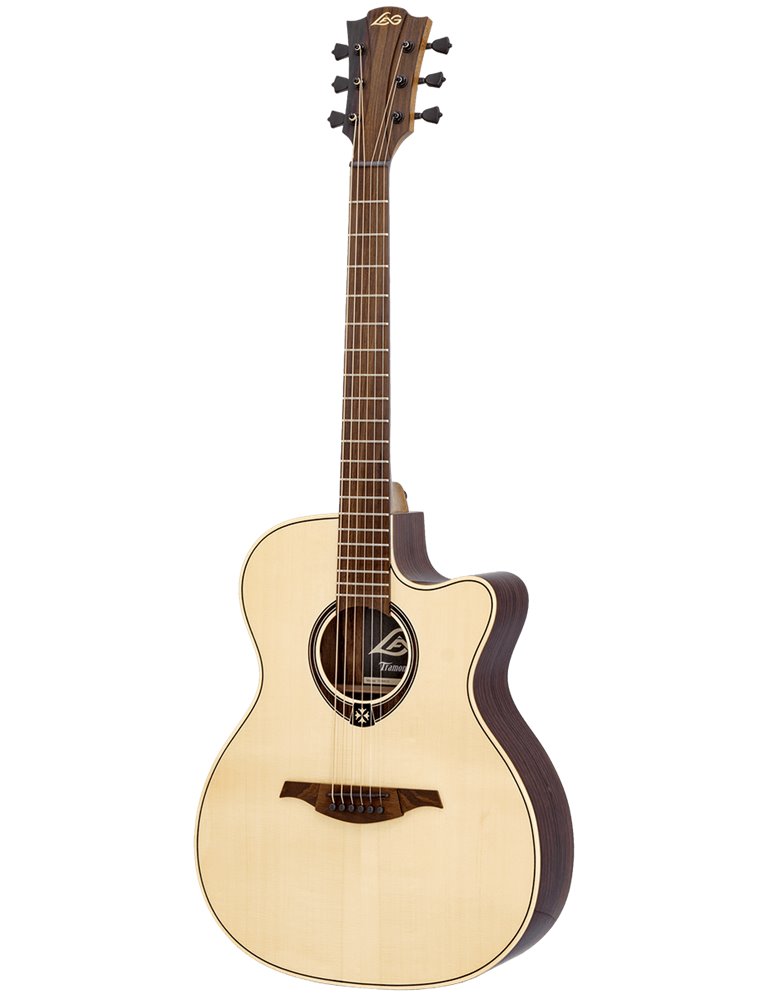 GUITARRA ACÚSTICA LÂG AUDITORIUM CUTAWAY TRAMONTANE 218 A/E - NATURAL