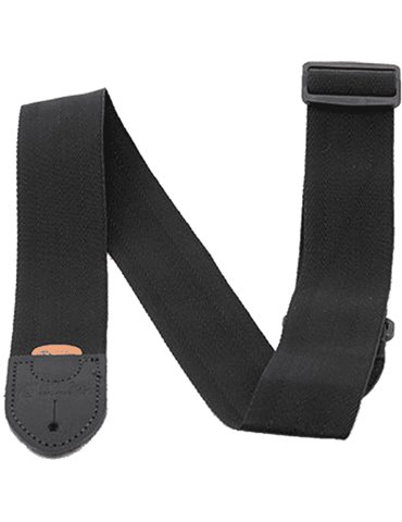 CORREA GUIT/BAJO NYLON CON PORTA-PÚAS - NEGRO