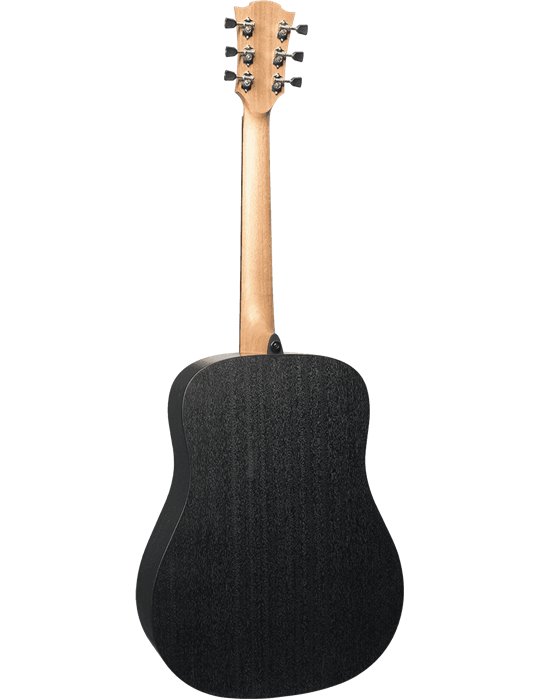 GUITARRA ACÚSTICA LÂG DREADNOUGHT TRAMONTANE 70 - BLACK & BROWN