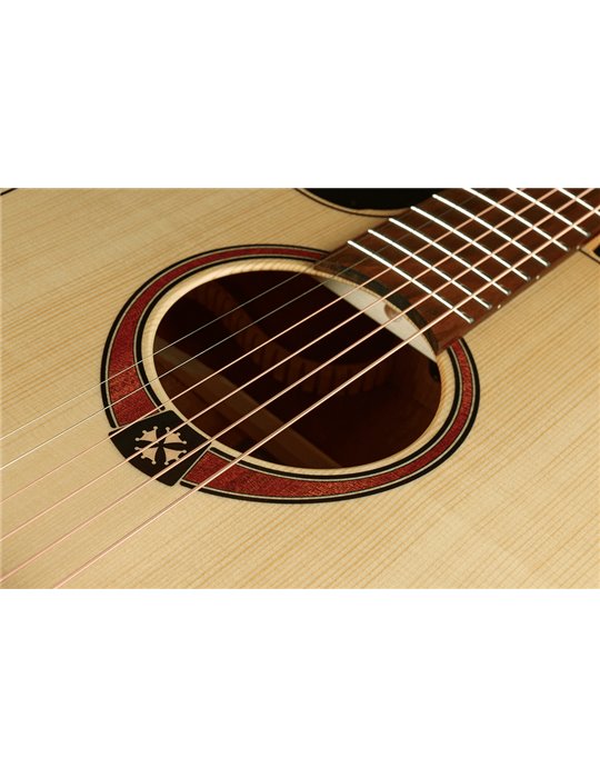 GUITARRA ELECTRO-ACUSTICA LAG DREADNOUGHT CUTAWAY NATURAL ZURDOS