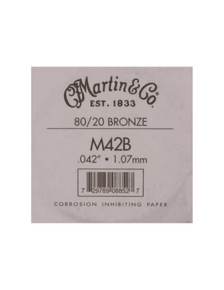 CUERDA ACÚSTICA ENTORCHADA - BRONZE 80/20 - 042