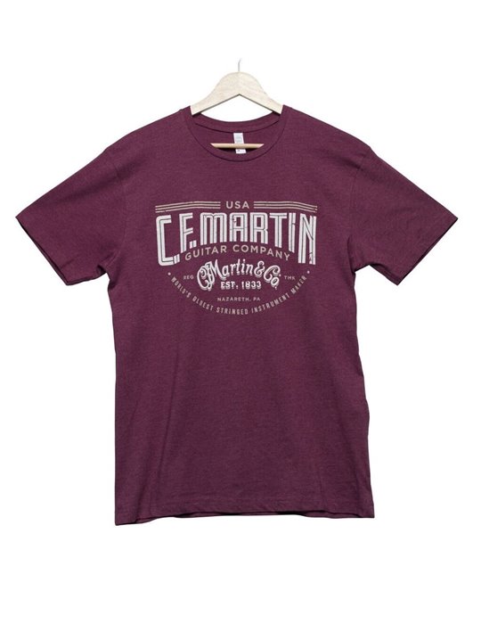 CAMISETA CF MARTIN WORLDS OLDEST VIN BURGUNDY (S)
