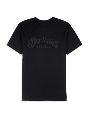 CAMISETA CF MARTIN TONE ON TONE NEGRA w/LOGO (L)