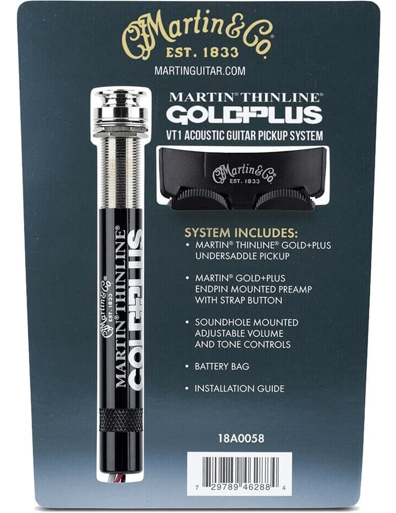 PREAMPLIFICADOR ACÚSTICA MARTIN GOLD PLUS VTI - Incluye Pastilla
