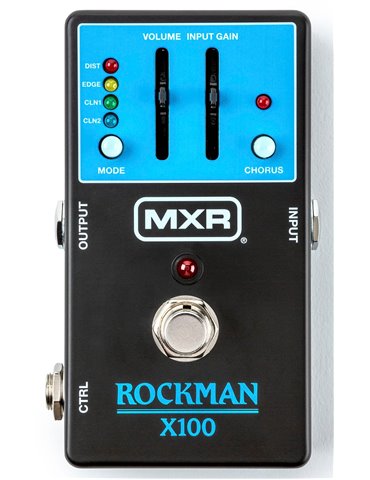 PEDAL MXR® ROCKMAN X100 OVERDRIVE / ANALOG TONE PROCESSOR