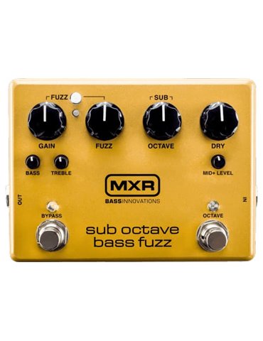 PEDAL MXR® FX BAJO - SUB OCATAVE FUZZSub Octave Bass Fuzz